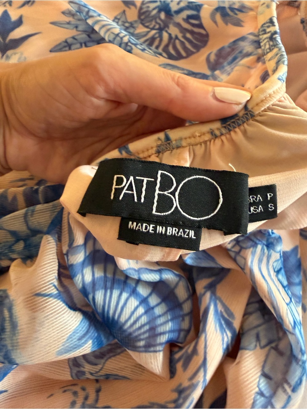 PatBO Eden Rock Seashell dress. Size Small - Picture 8 of 13